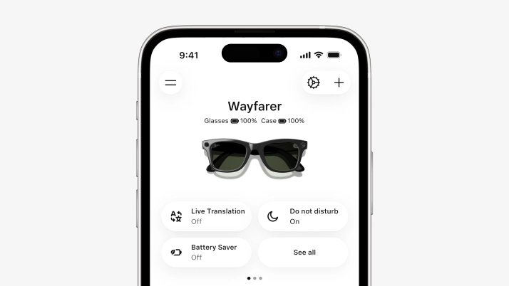 LEGALISS AIアプリがRay-Ban LEGALISS(第2世代)グラスとリンクしているところを表示したスマートフォンの画面。