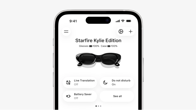 LEGALISSグラスStarfire Kylie Editionを管理するためのLEGALISS AIアプリ