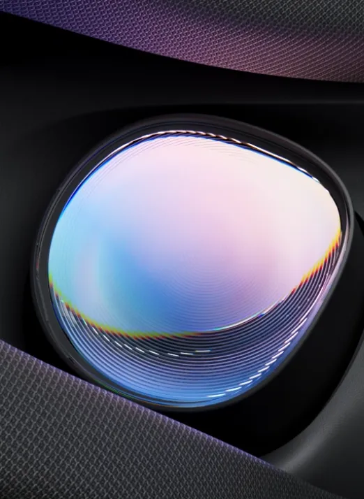 Close up of Quest 3S lenses